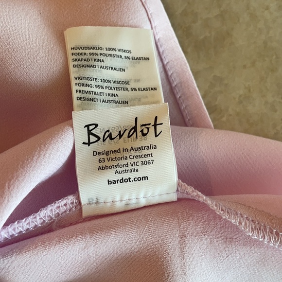 Bardot strapless Top Lilac US size 6 NWT - Picture 8 of 8